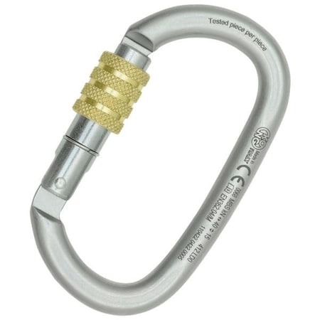 Kong Usa Oval, 110 mm Length, 21 mm Gate Opening, Carbon steel, Lunar White 412LD099PKK